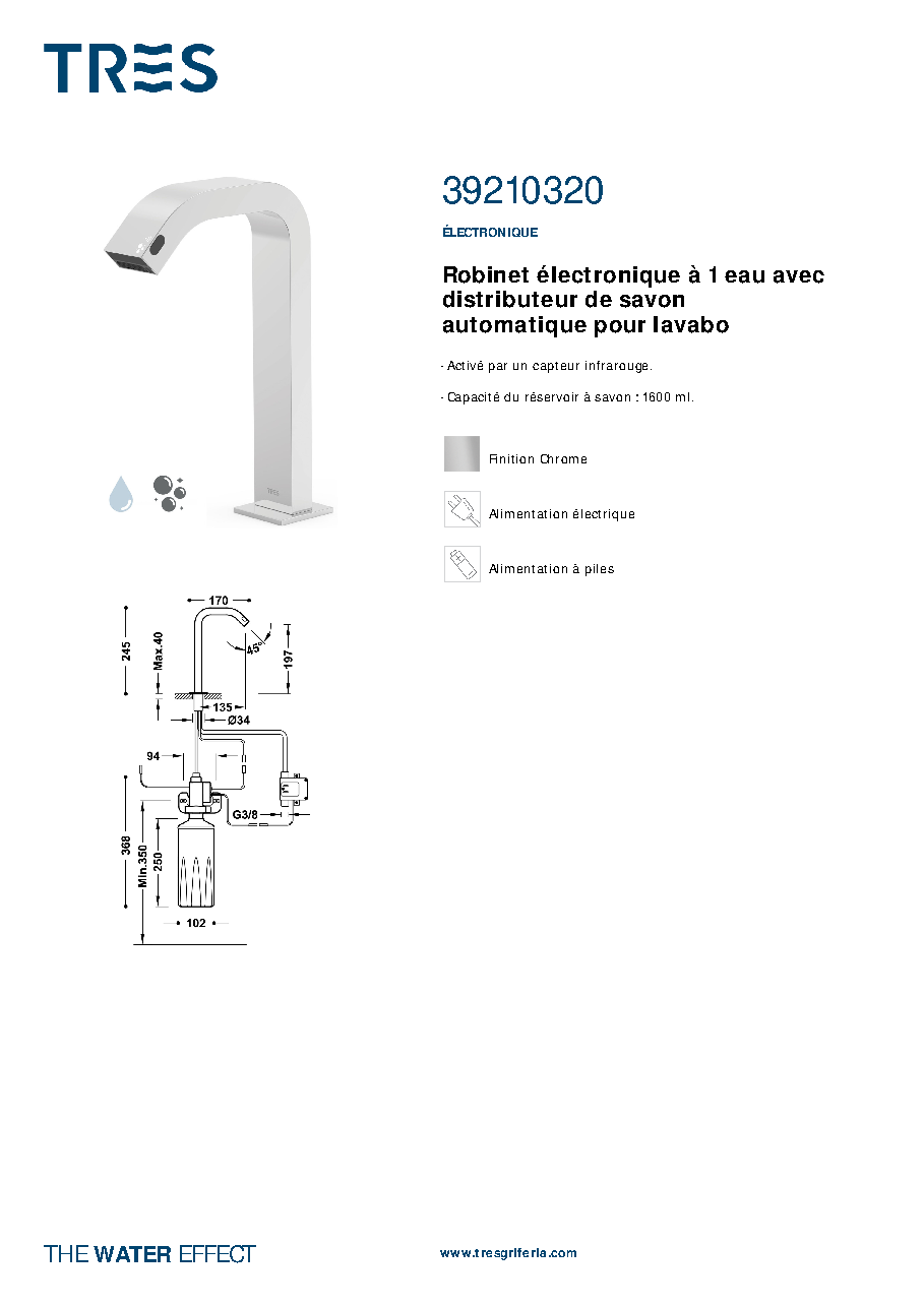 Fiche technique fournisseur