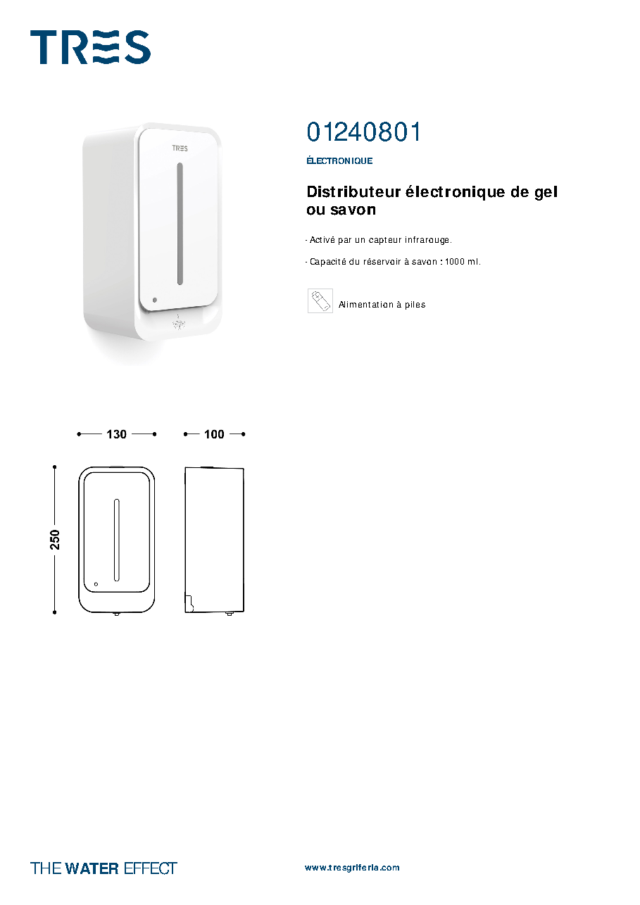 Fiche technique fournisseur