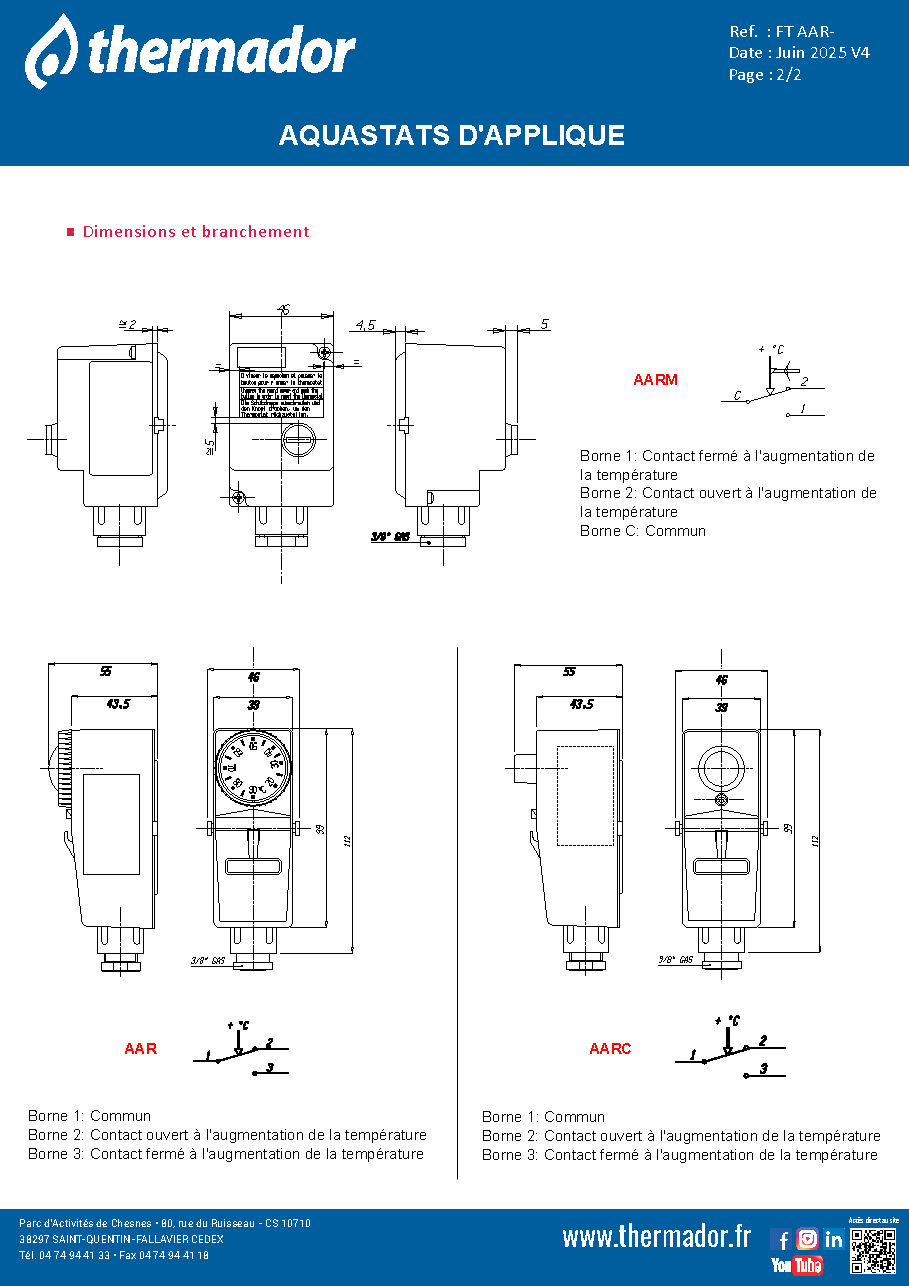Fiche technique fournisseur