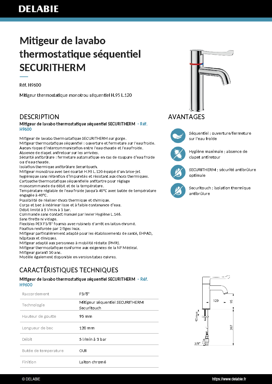 Fiche technique fournisseur