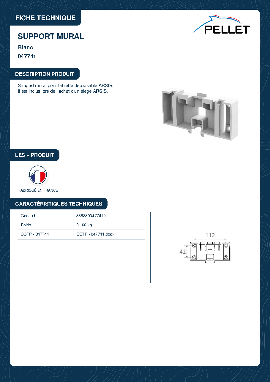 Fiche technique fournisseur
