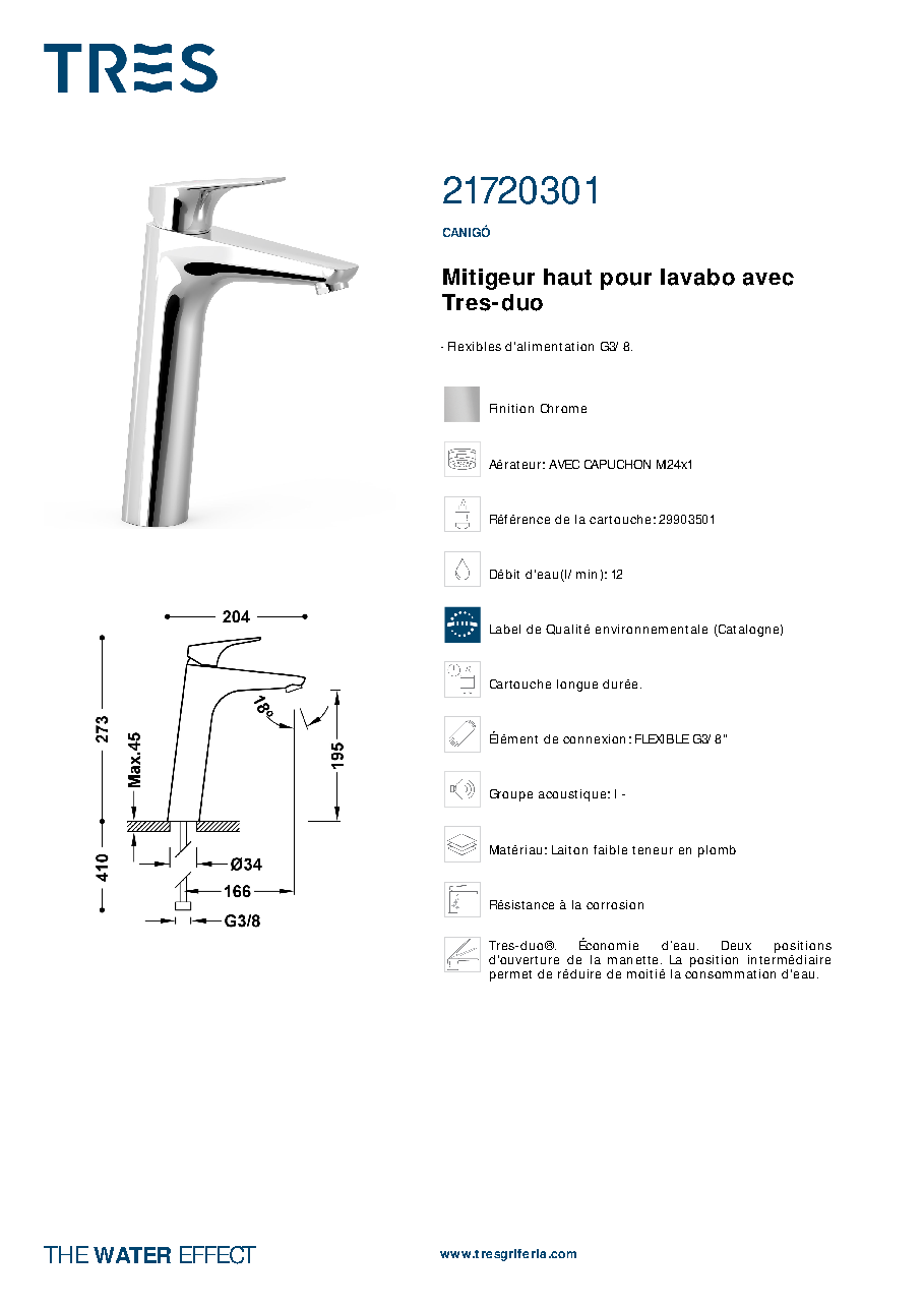 Fiche technique fournisseur
