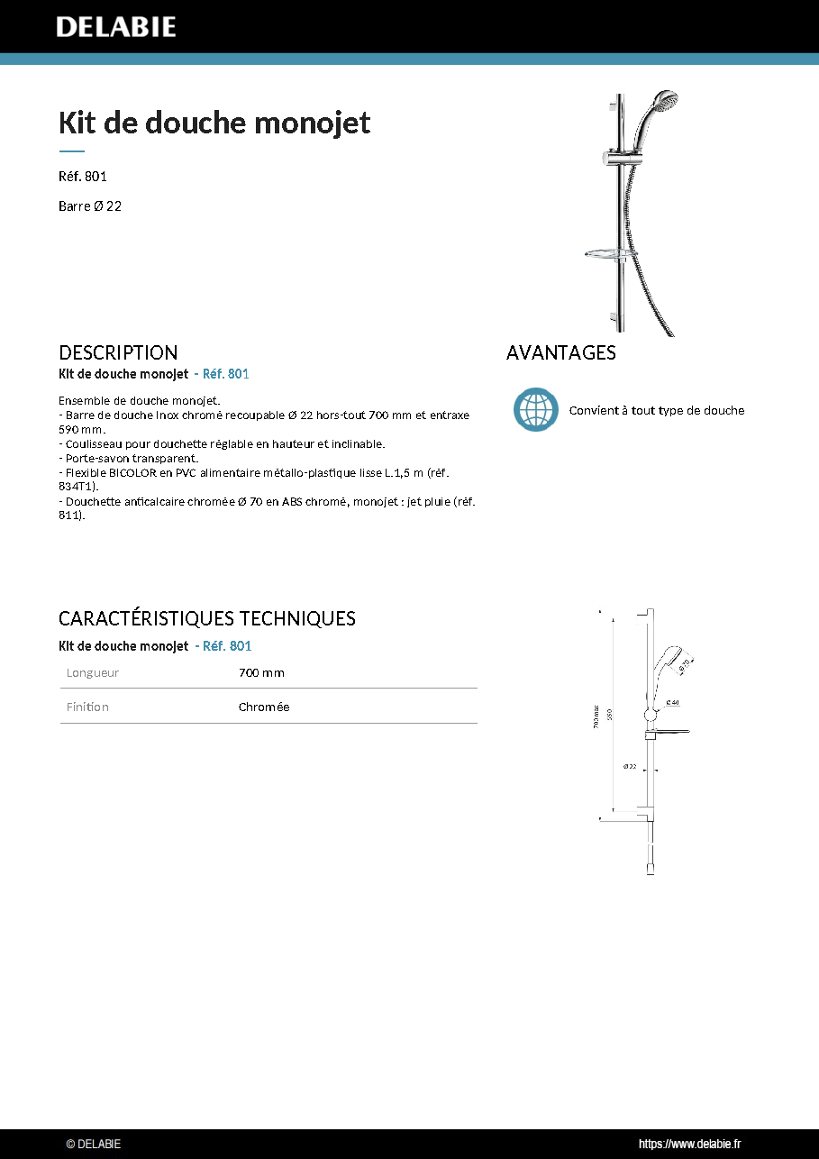 Fiche technique fournisseur