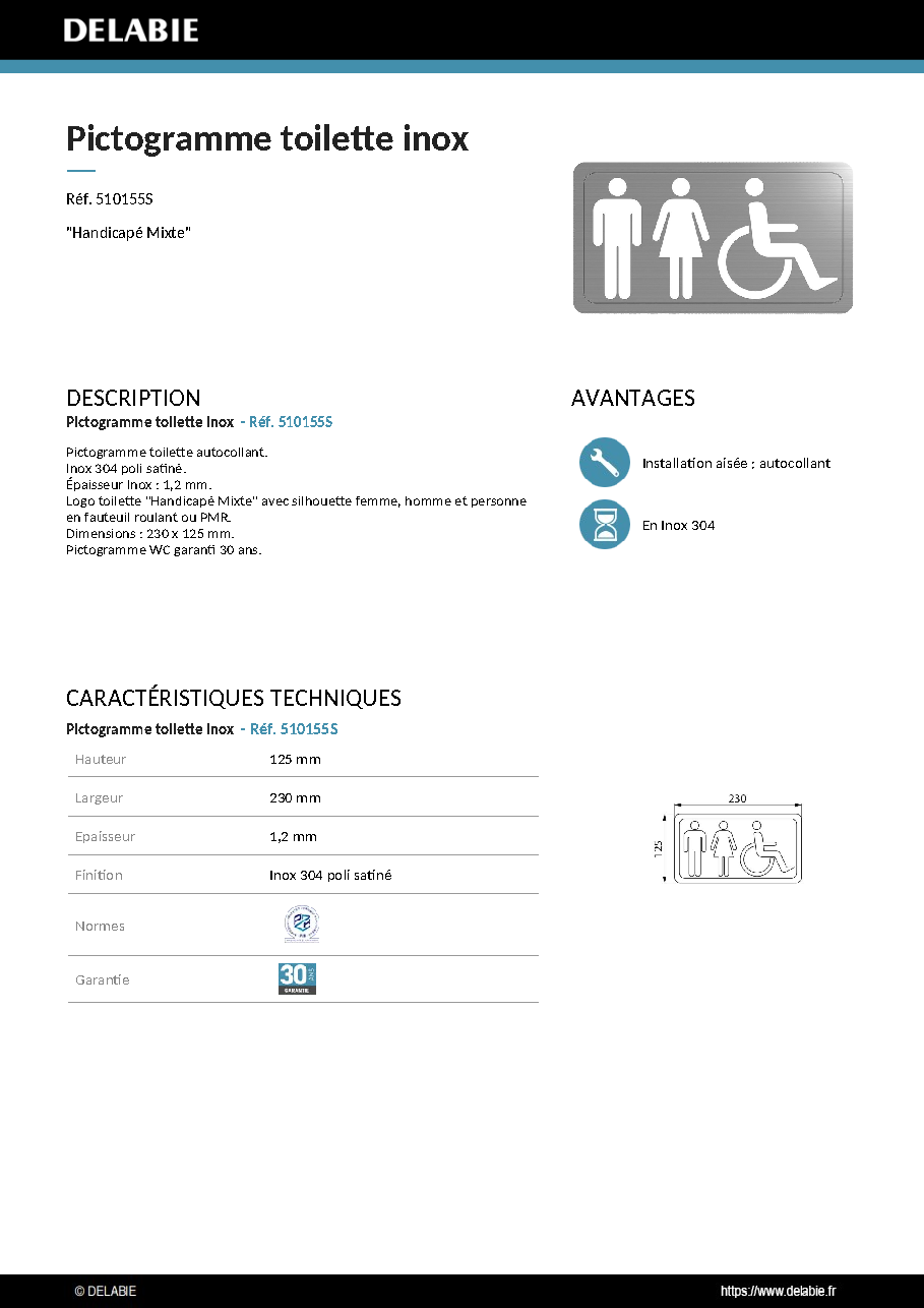 Fiche technique fournisseur