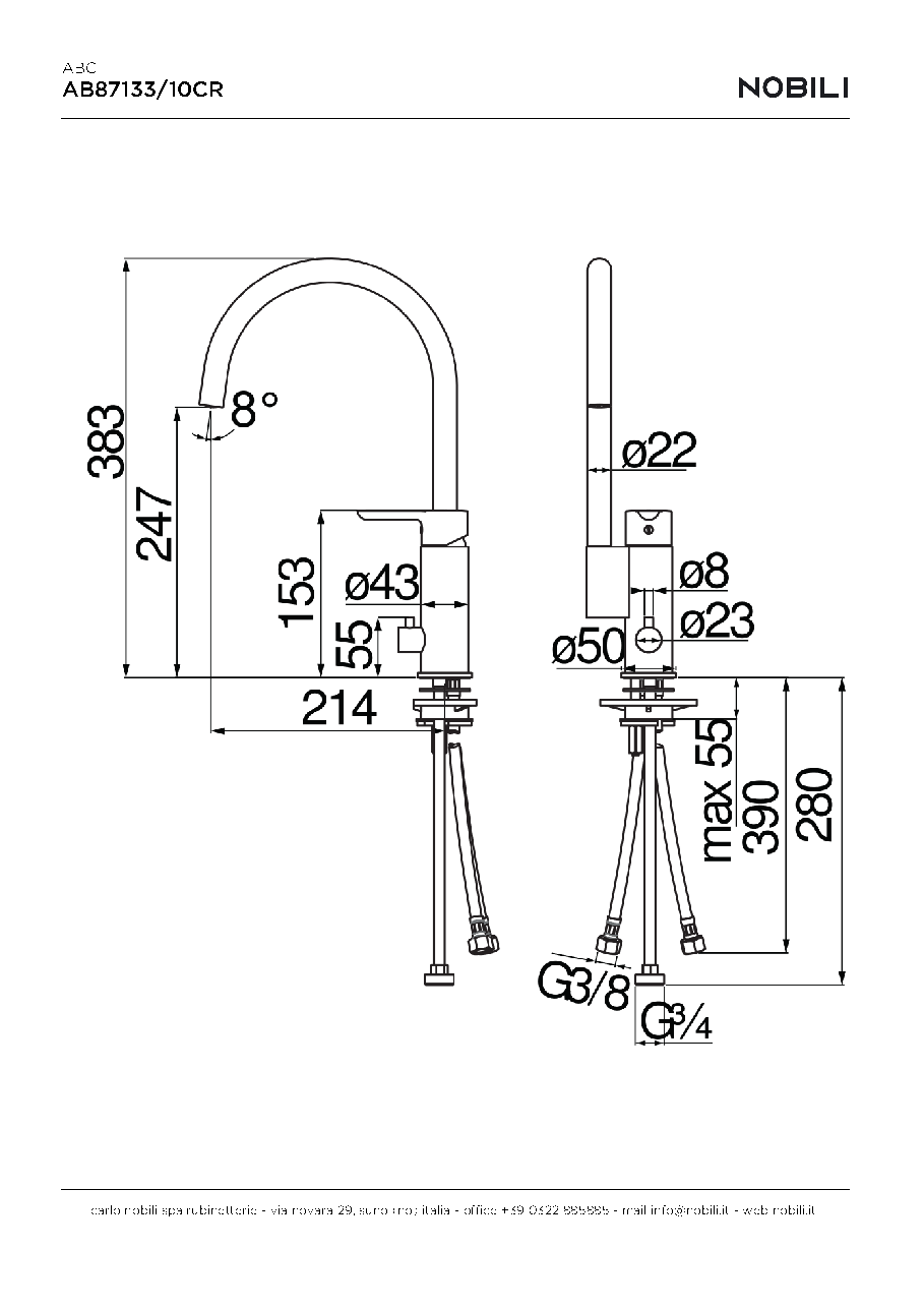 Fiche technique fournisseur