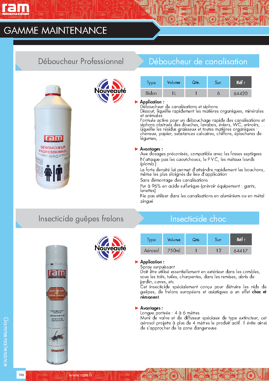 Fiche technique fournisseur