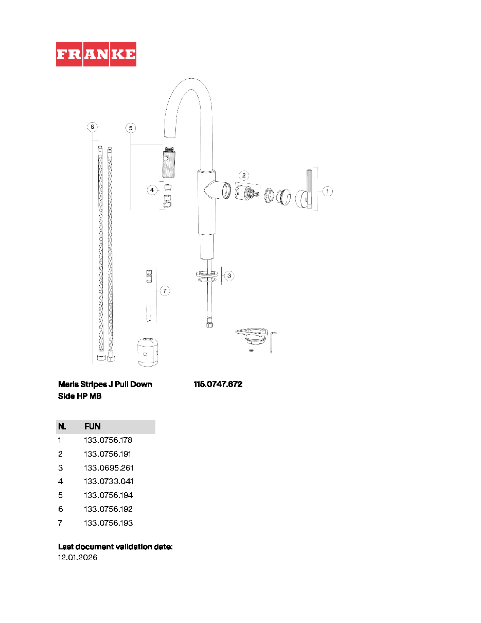 Fiche technique fournisseur