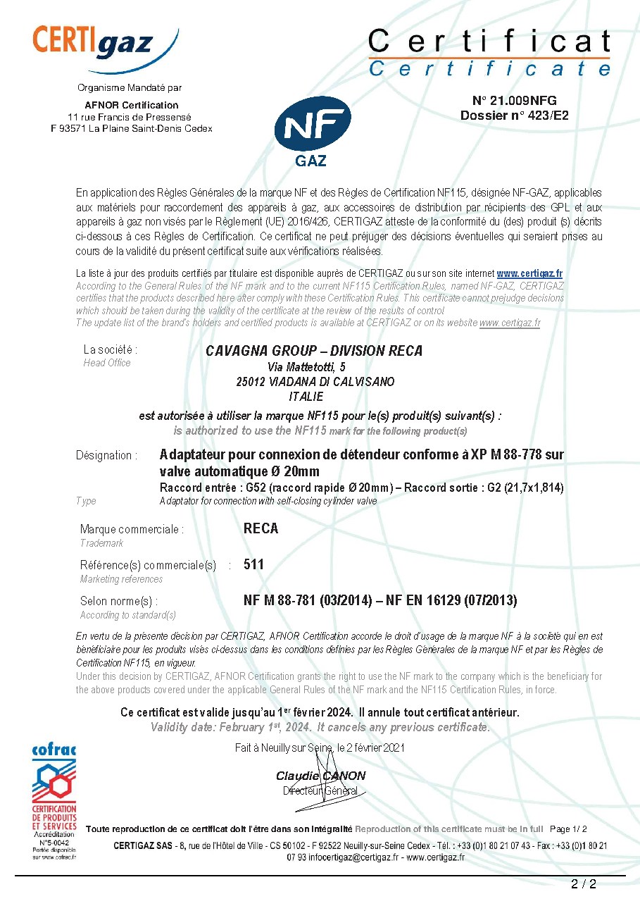 Fiche technique fournisseur