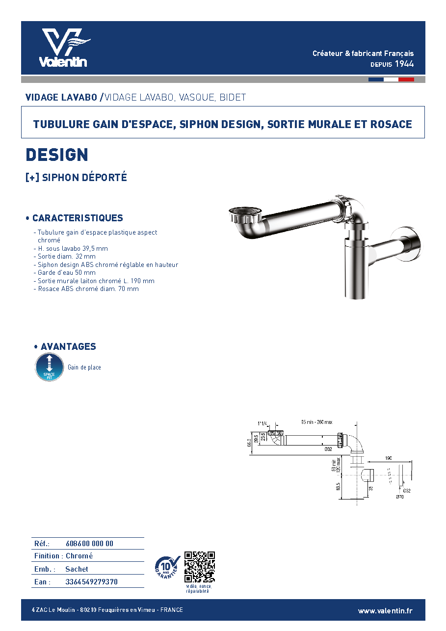 Fiche technique fournisseur