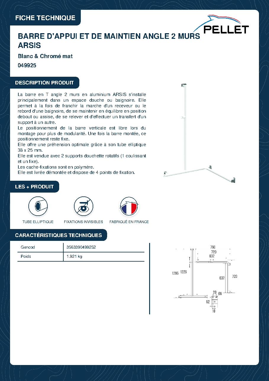 Fiche technique fournisseur