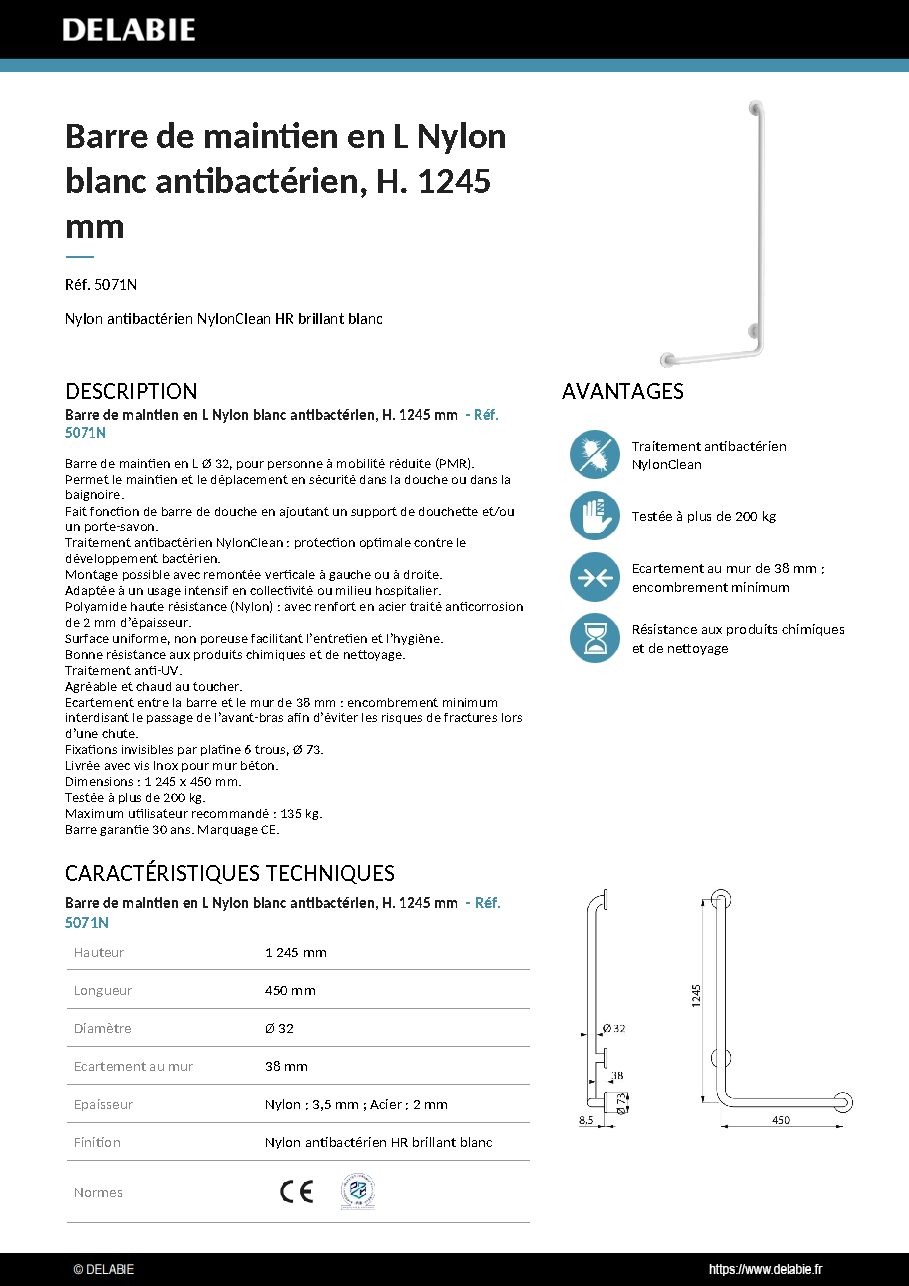 Fiche technique fournisseur