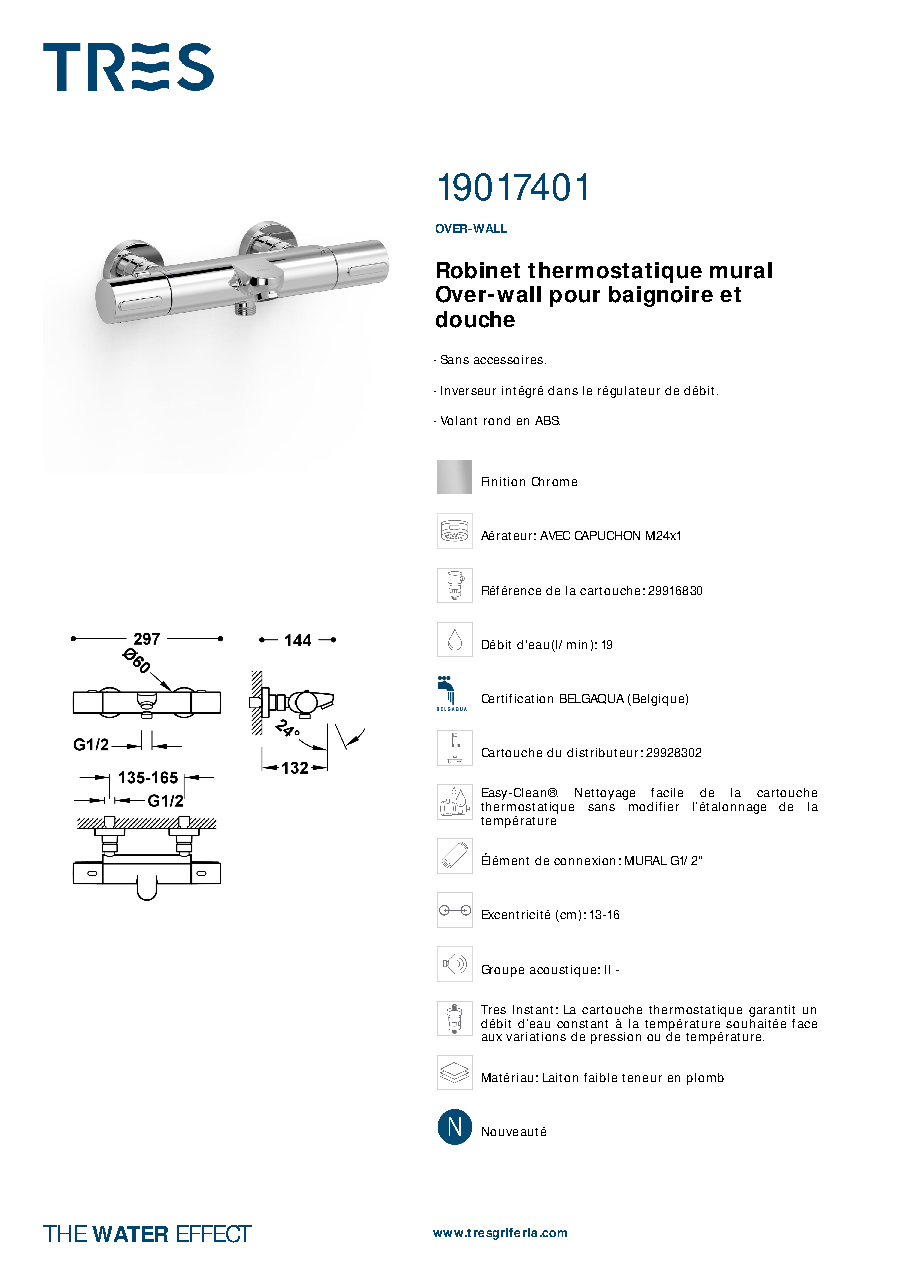 Fiche technique fournisseur