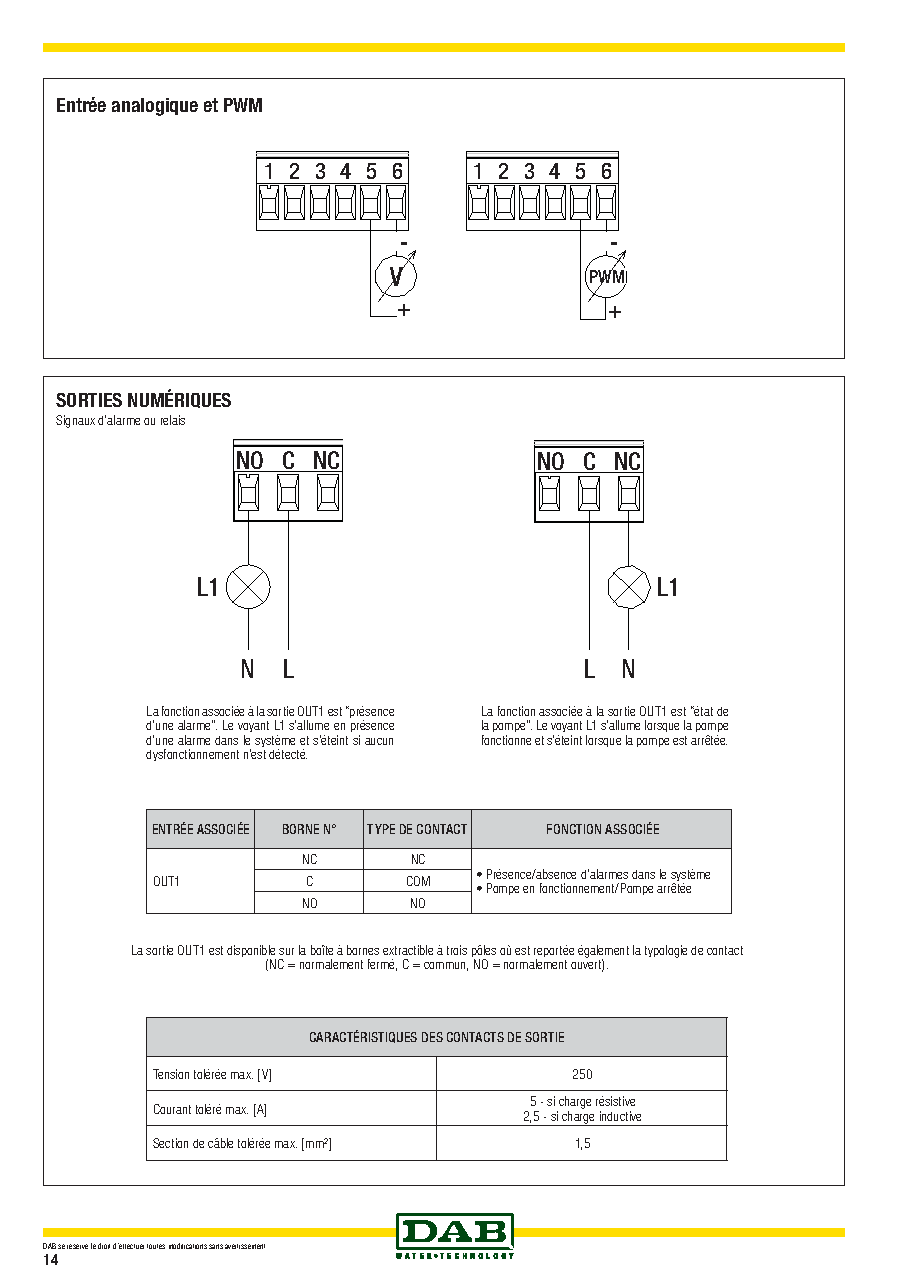 Fiche technique fournisseur