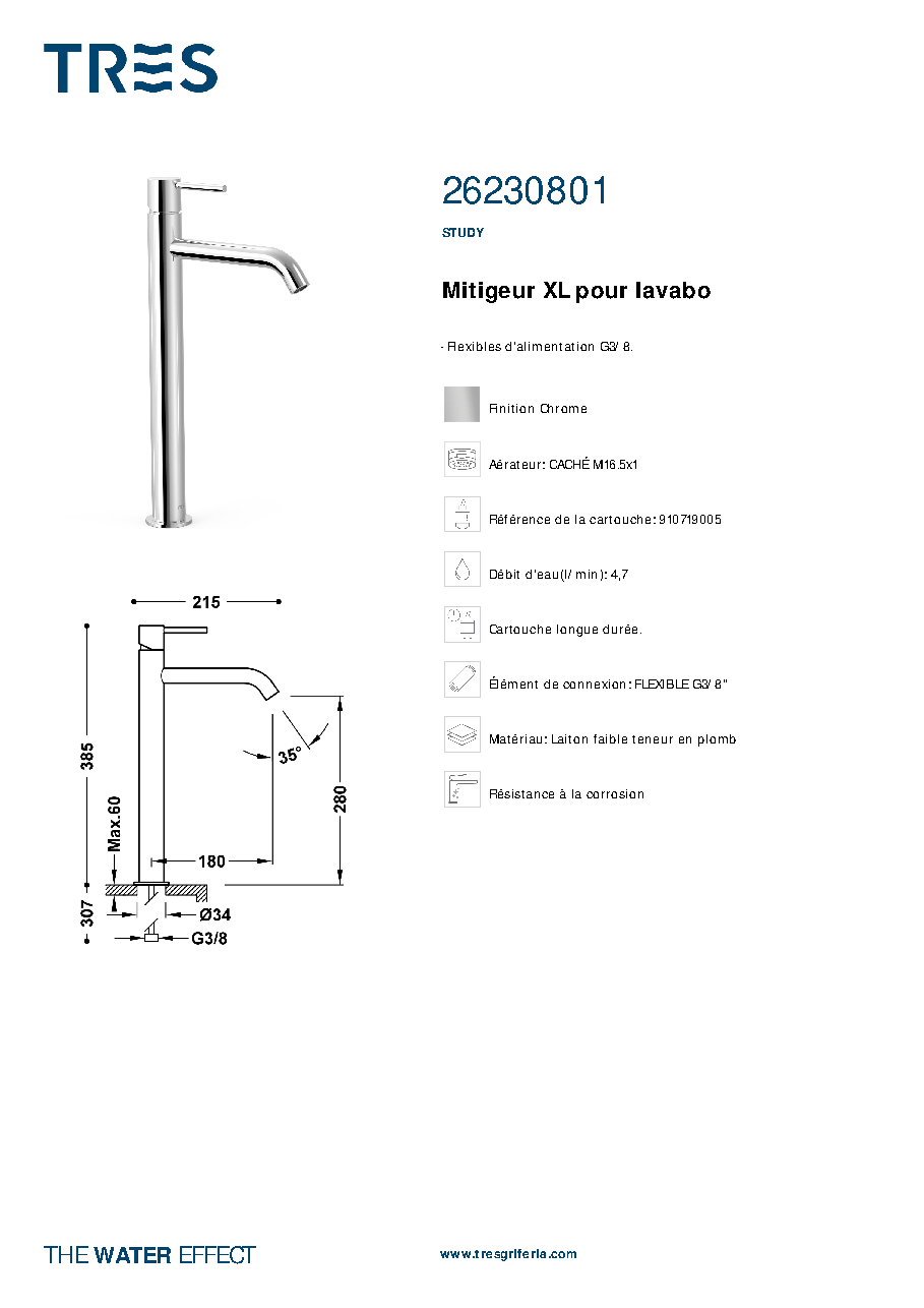 Fiche technique fournisseur