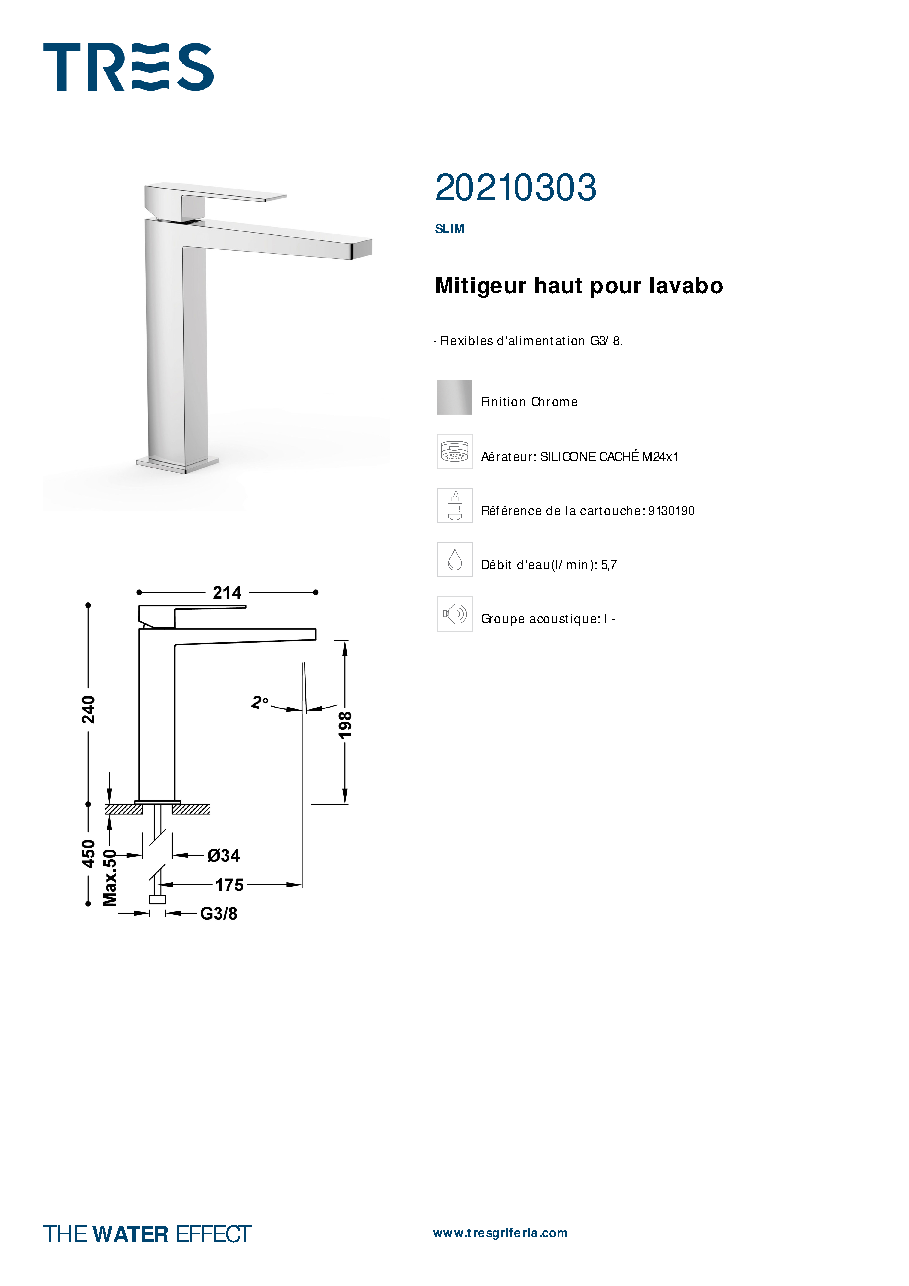 Fiche technique fournisseur
