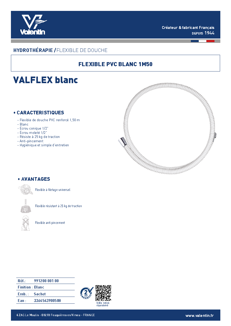 Fiche technique fournisseur