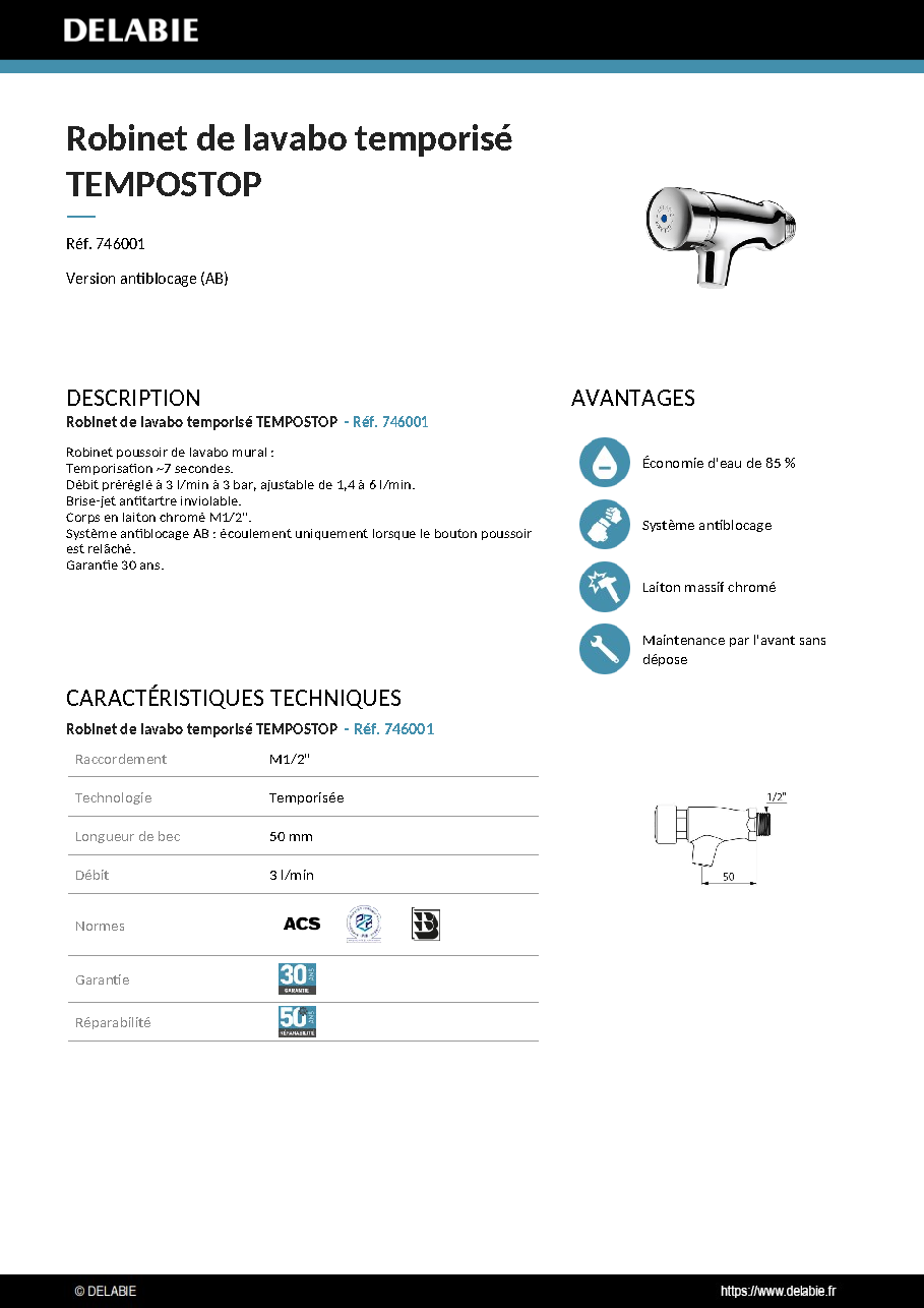 Fiche technique fournisseur