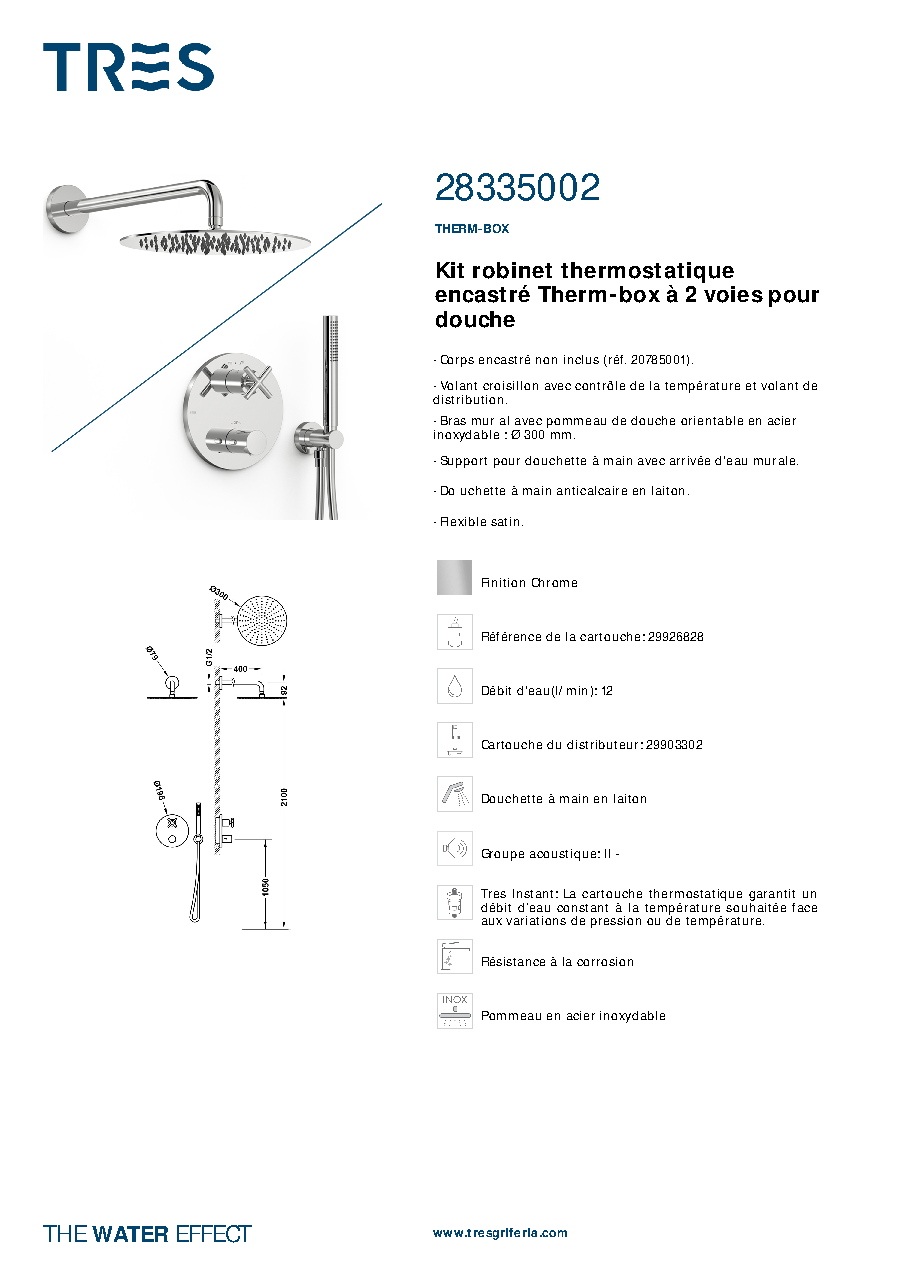 Fiche technique fournisseur