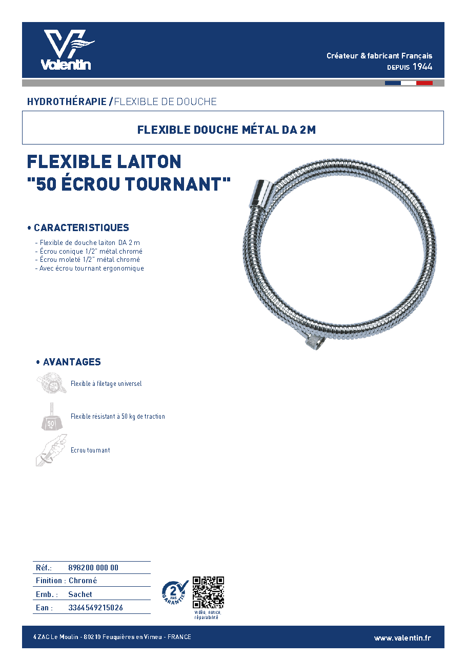 Fiche technique fournisseur
