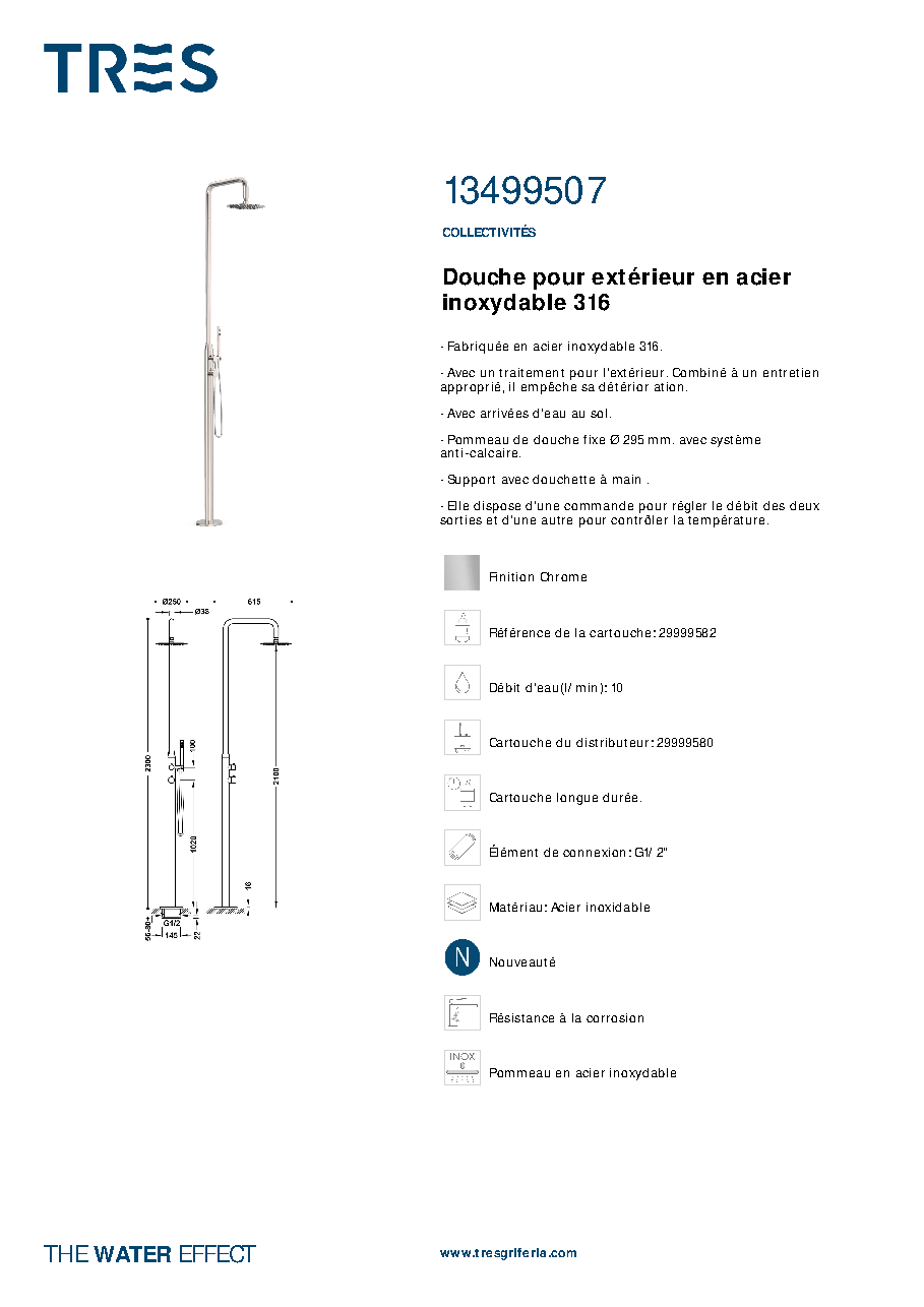 Fiche technique fournisseur
