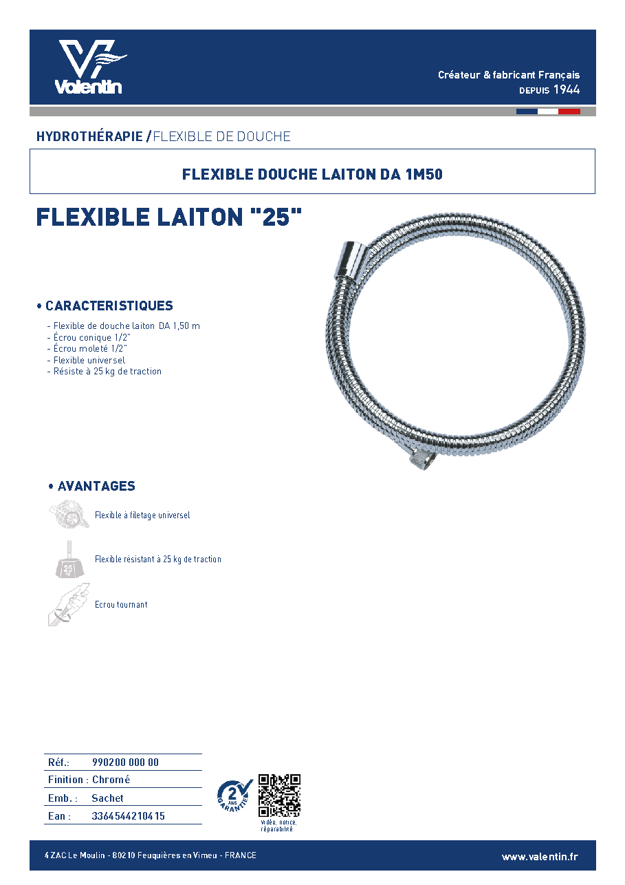 Fiche technique fournisseur