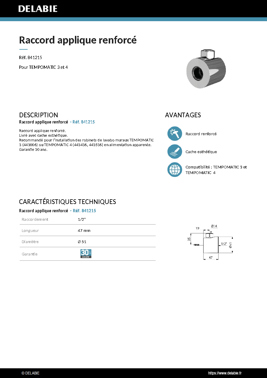 Fiche technique fournisseur