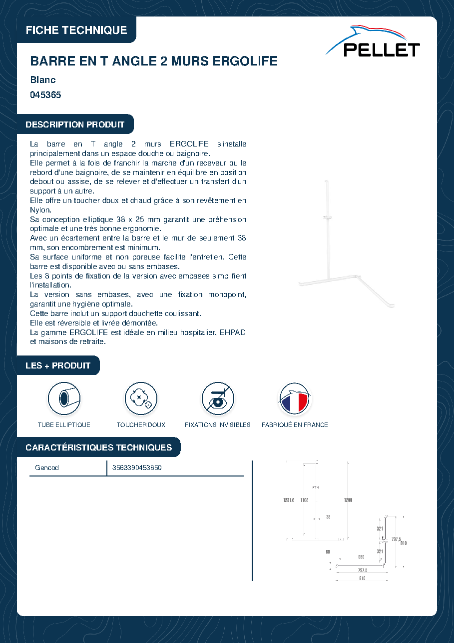 Fiche technique fournisseur