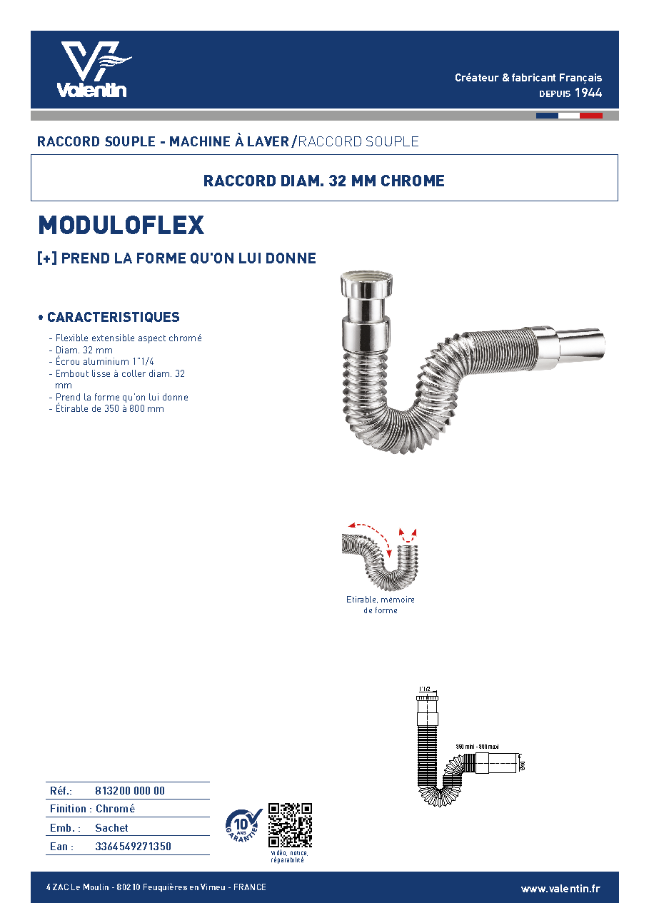 Fiche technique fournisseur