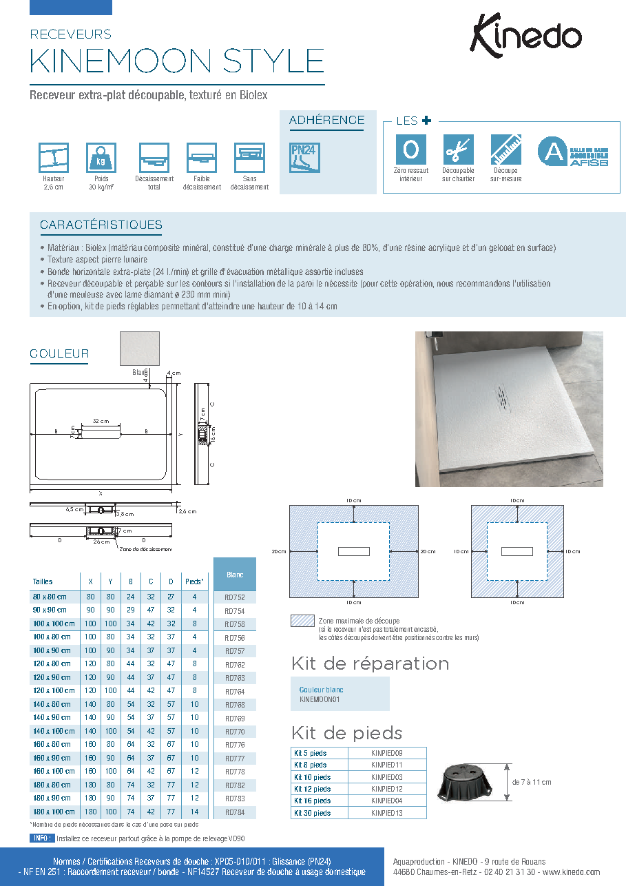 Fiche technique fournisseur