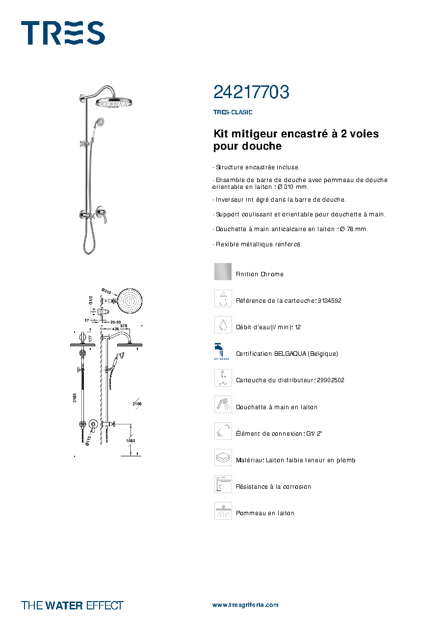 Fiche technique fournisseur