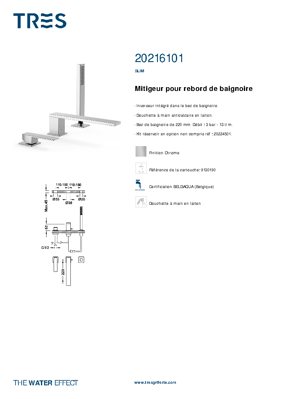 Fiche technique fournisseur