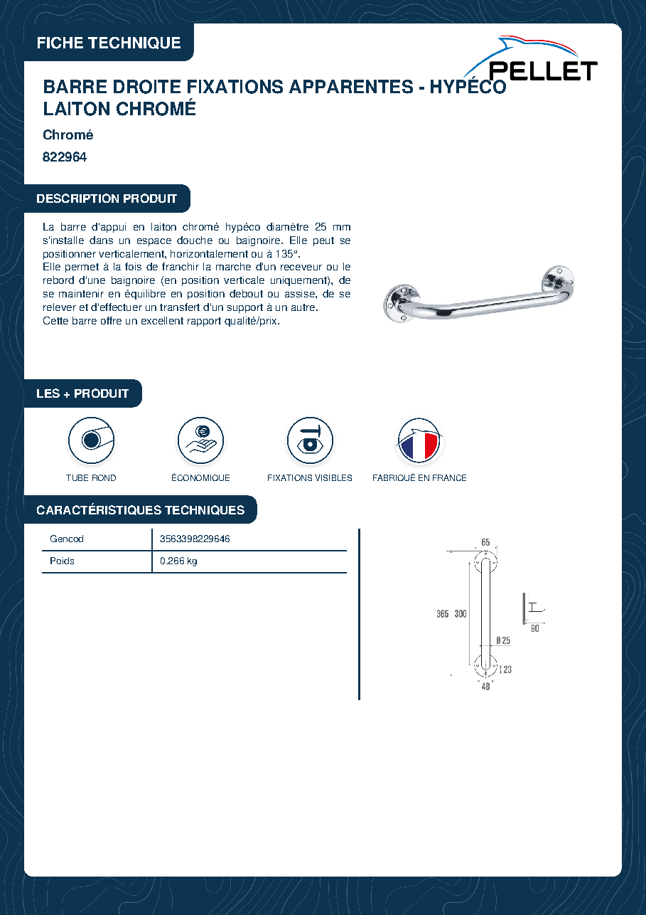 Fiche technique fournisseur