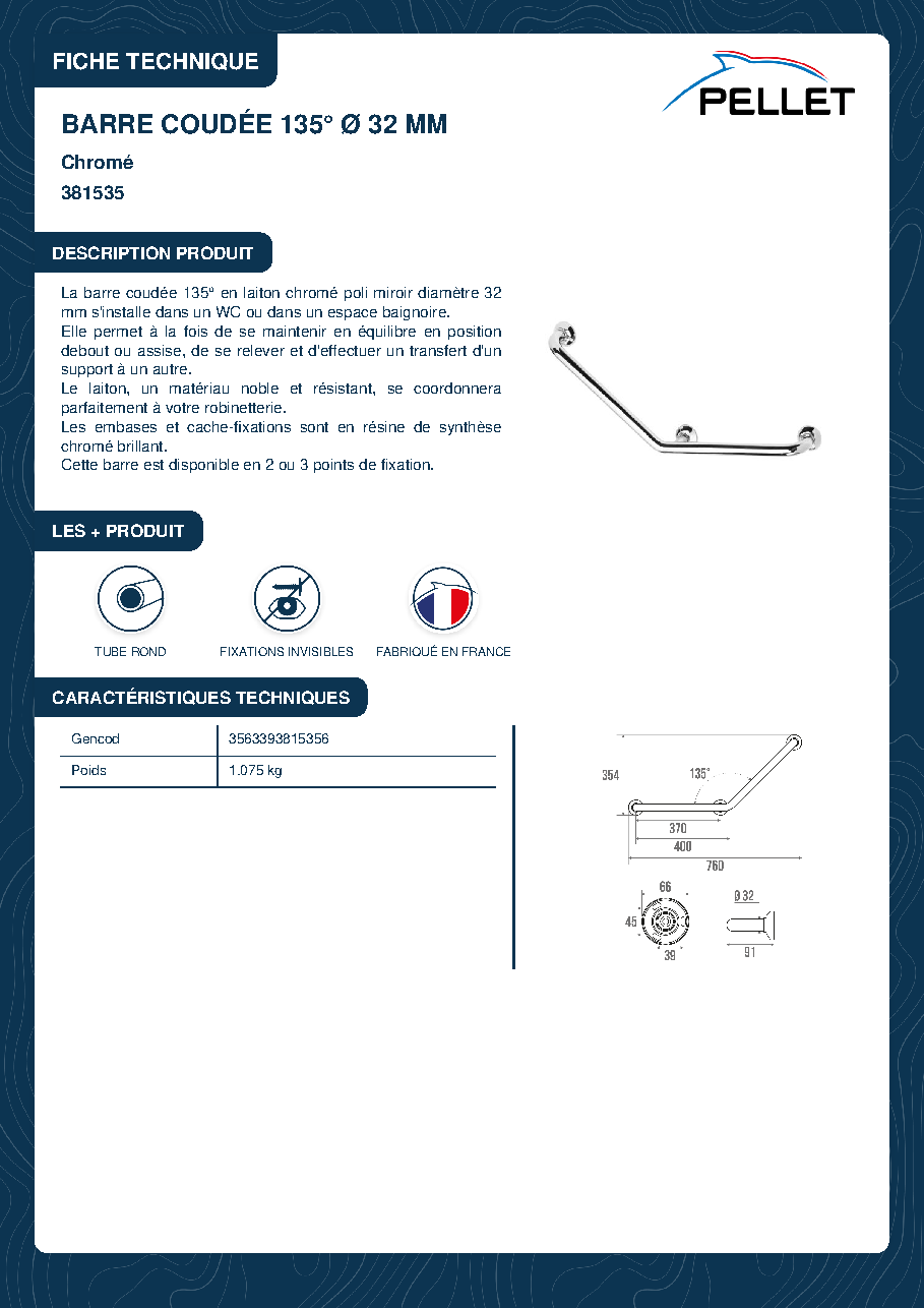 Fiche technique fournisseur