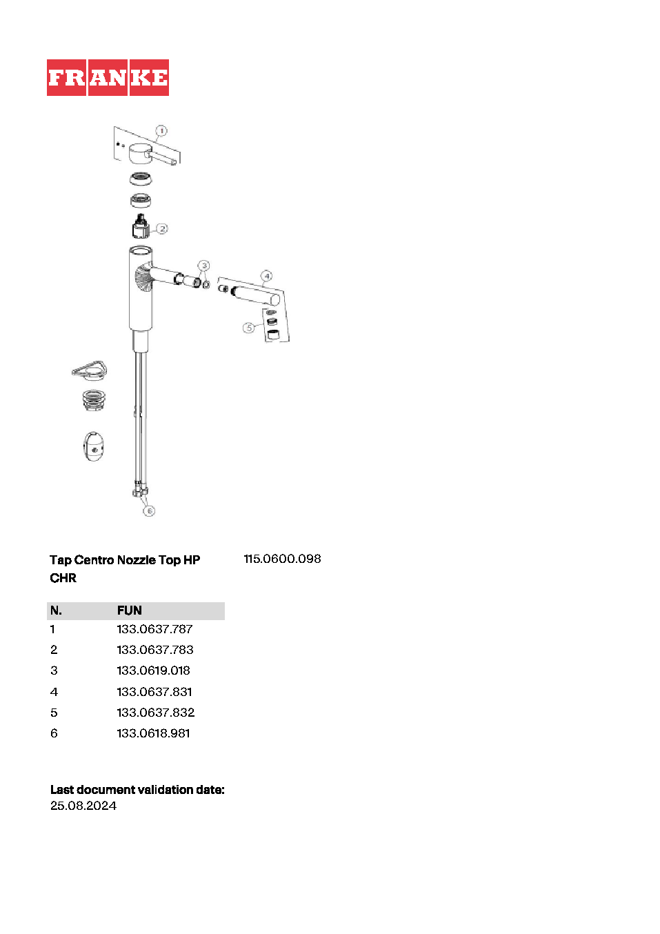 Fiche technique fournisseur