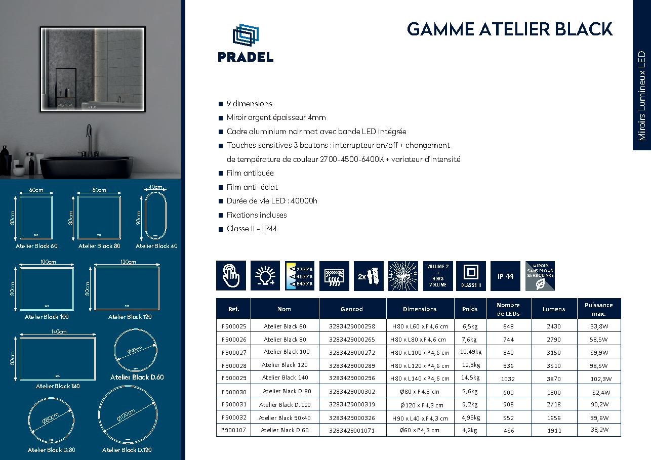 Fiche technique fournisseur