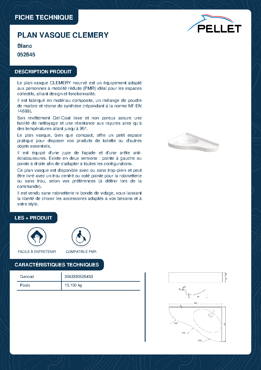 Fiche technique fournisseur