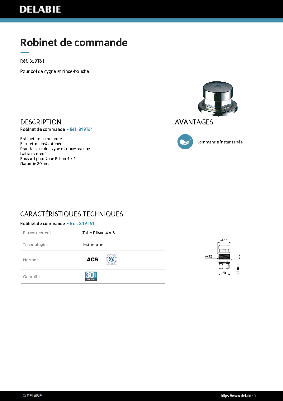 Fiche technique fournisseur