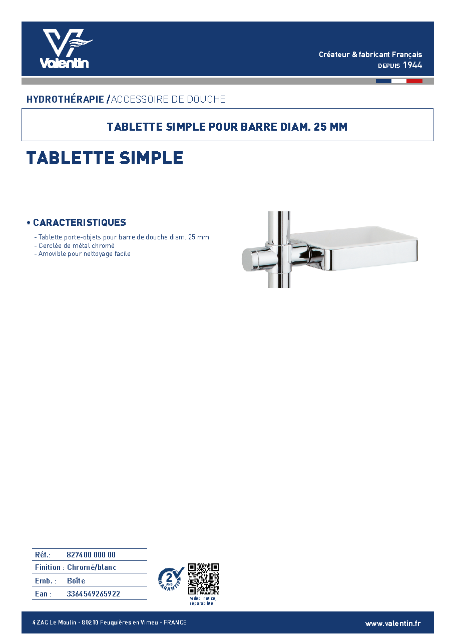 Fiche technique fournisseur