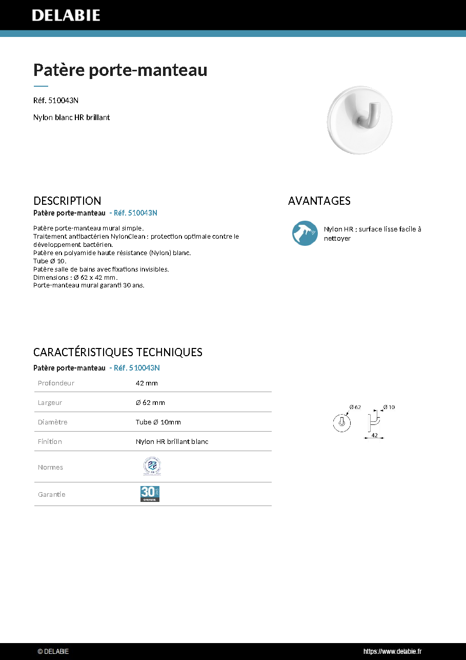 Fiche technique fournisseur