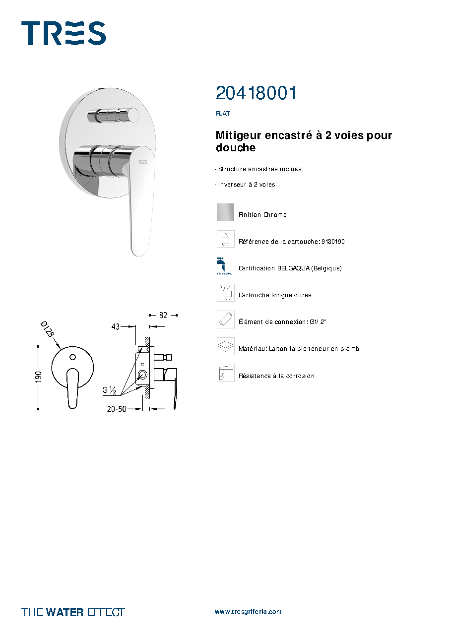 Fiche technique fournisseur