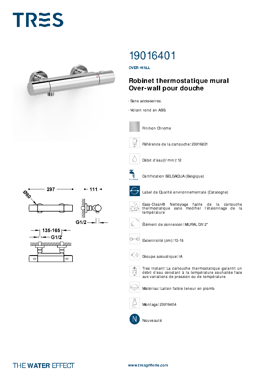 Fiche technique fournisseur
