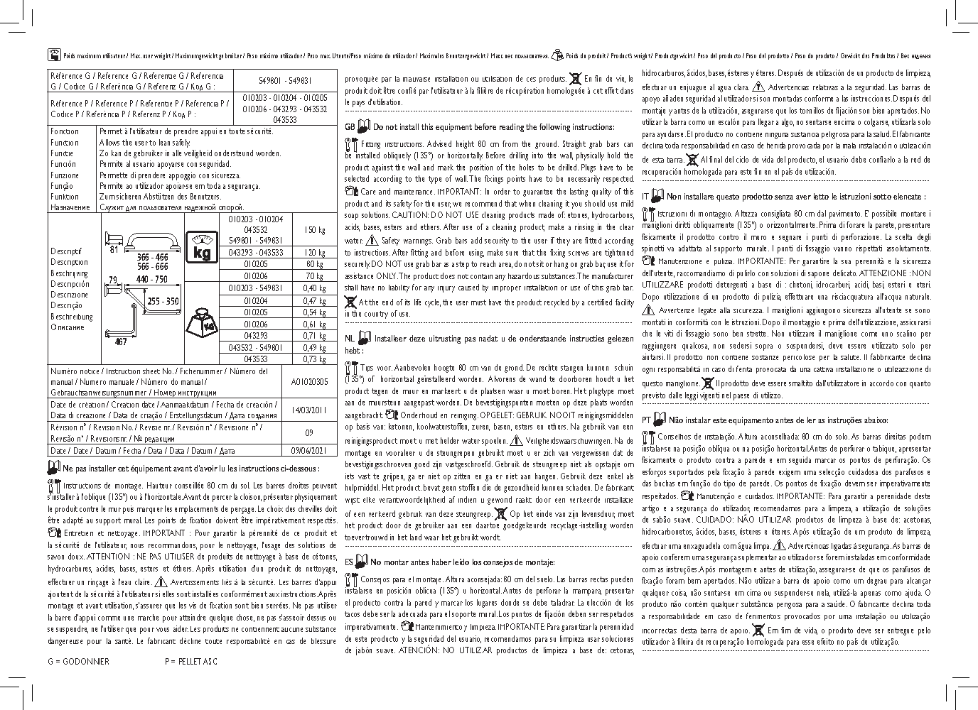 Fiche technique fournisseur