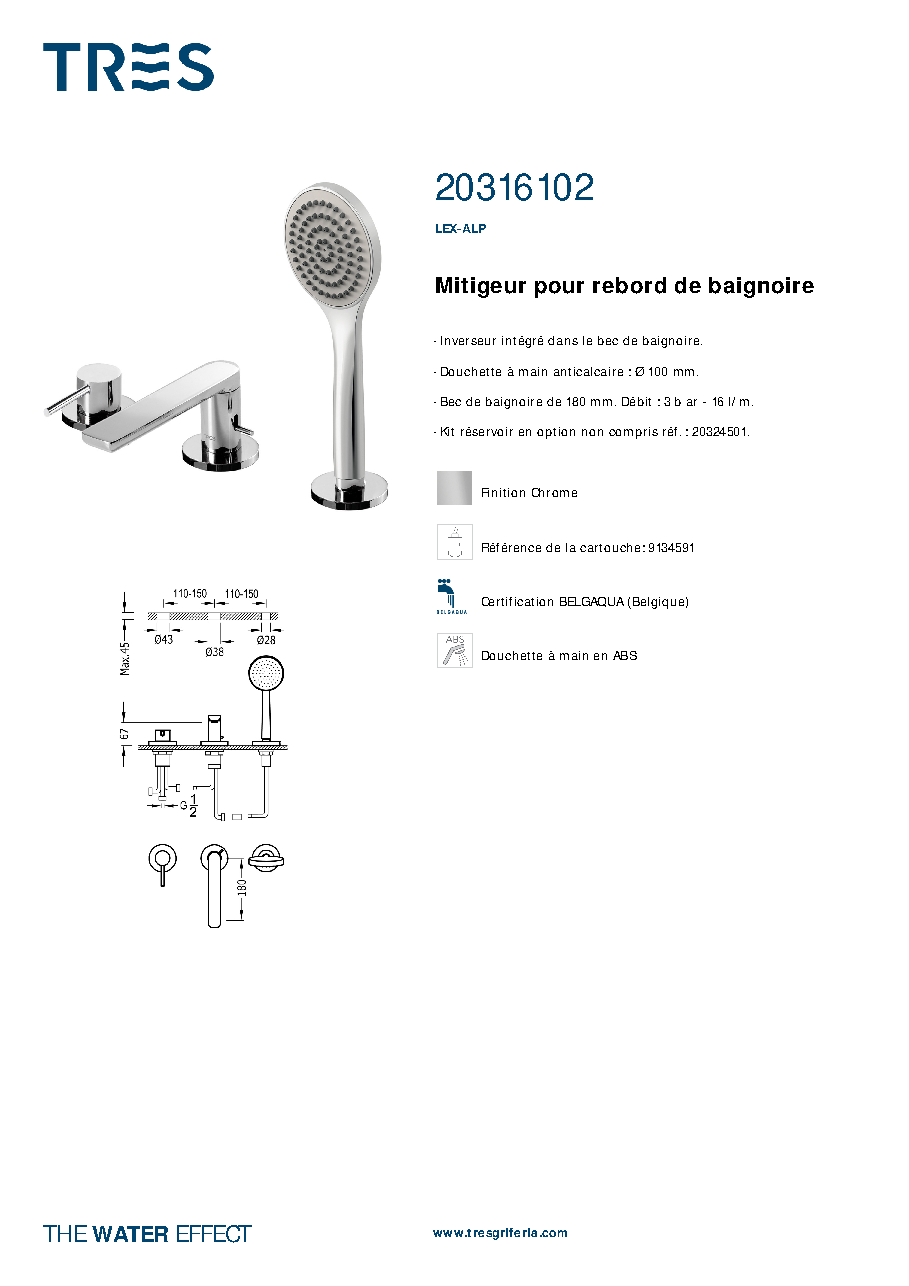 Fiche technique fournisseur