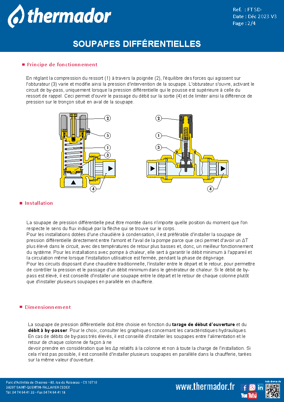 Fiche technique fournisseur