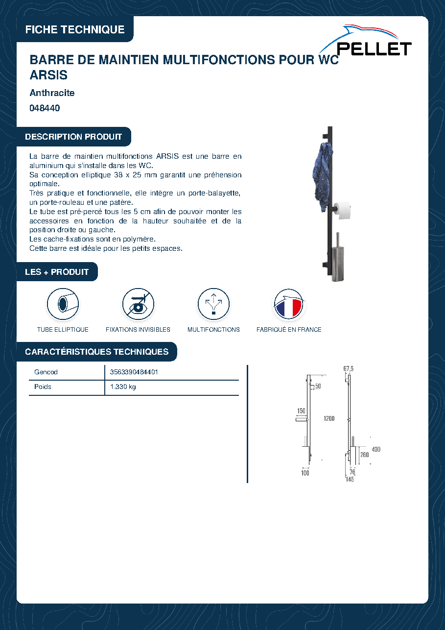 Fiche technique fournisseur