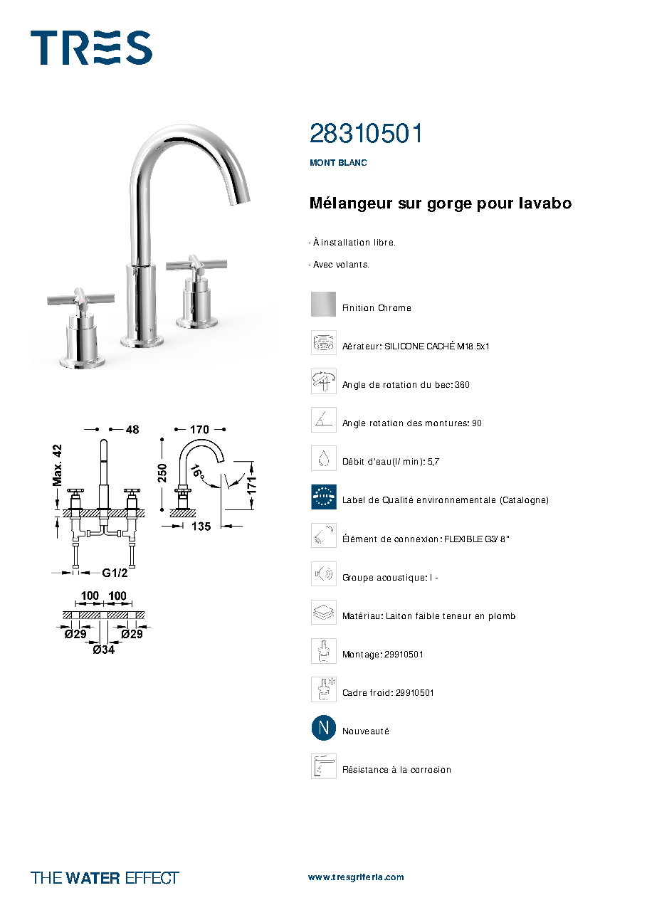 Fiche technique fournisseur