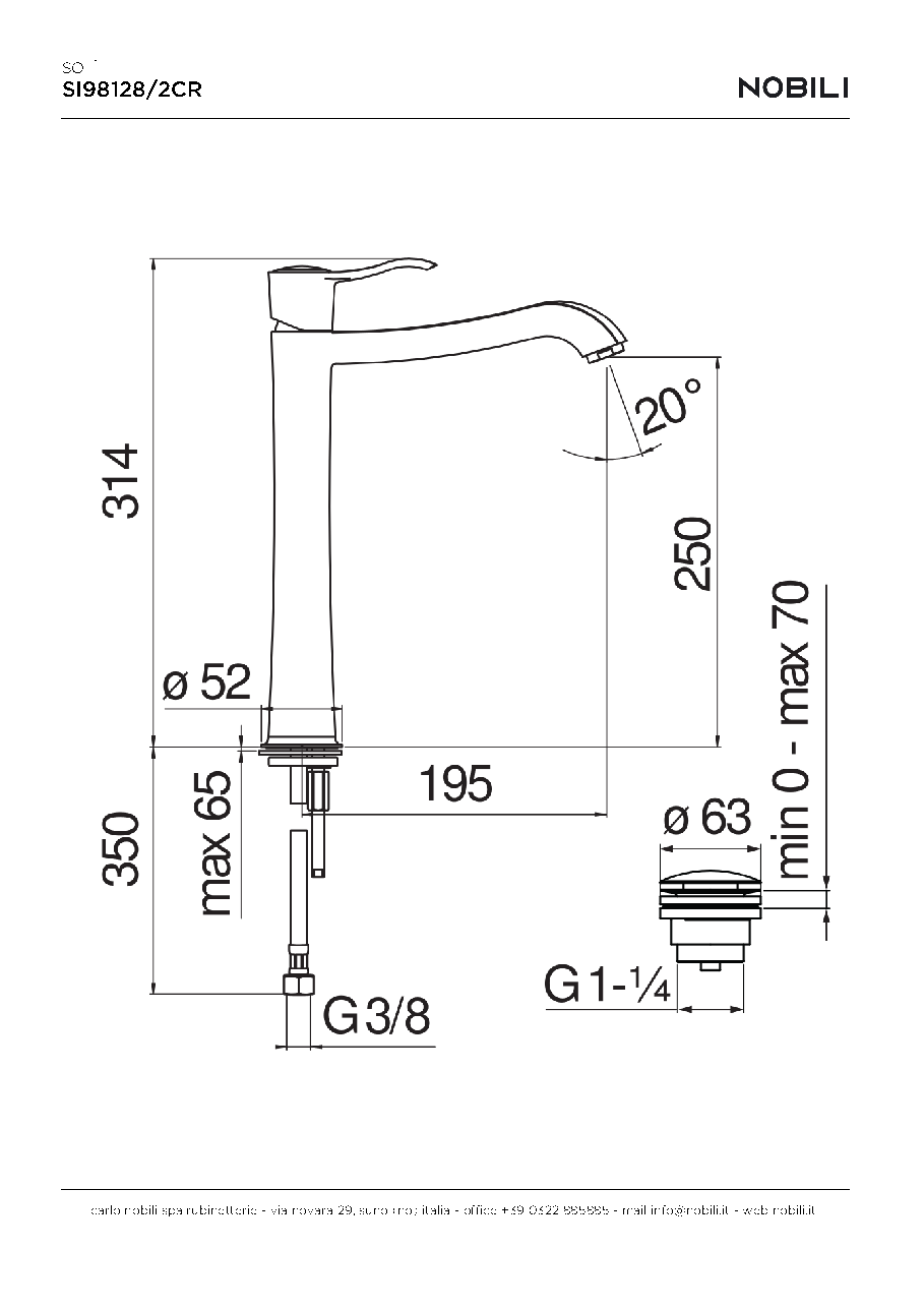 Fiche technique fournisseur