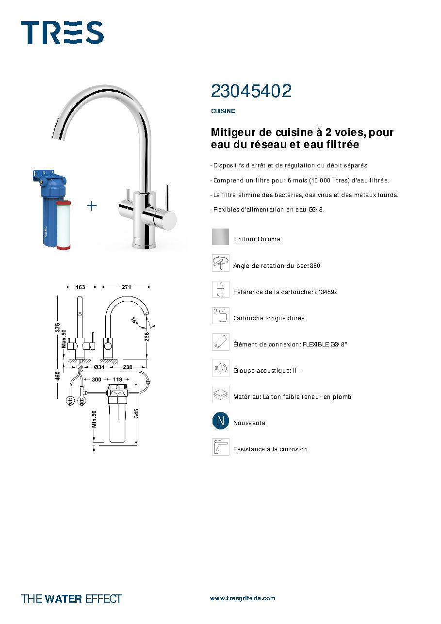 Fiche technique fournisseur