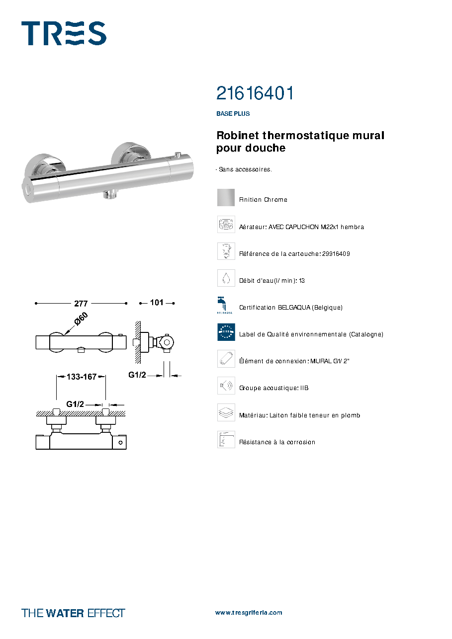 Fiche technique fournisseur