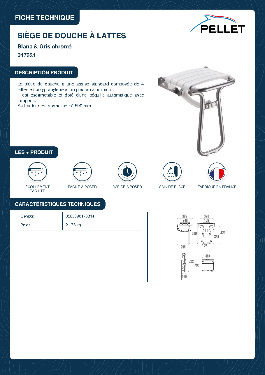 Fiche technique fournisseur